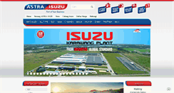 Desktop Screenshot of infoisuzu.com